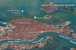 Venice map, meeting points with Isabella Bariani, your professional guide